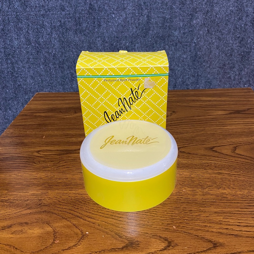 Jean Nate Revlon Perfumed Bath Powder 6 oz Vintage Body Dusting Powder NOS